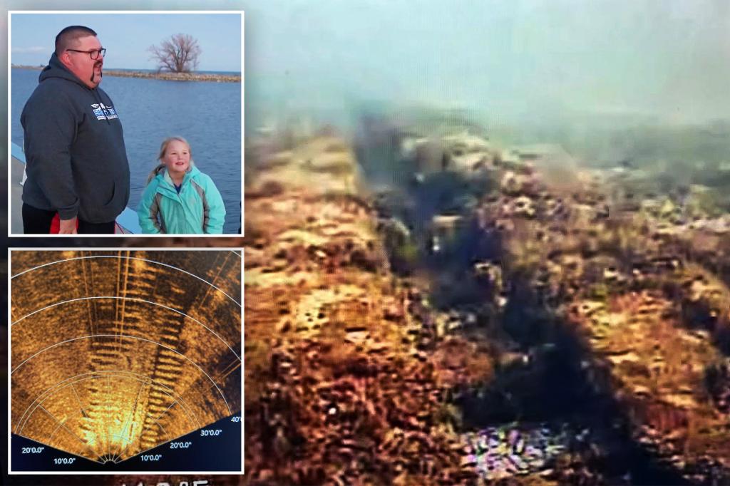 Dad, daughter discover 150-year-old shipwreck during Lake Michigan fishing trip