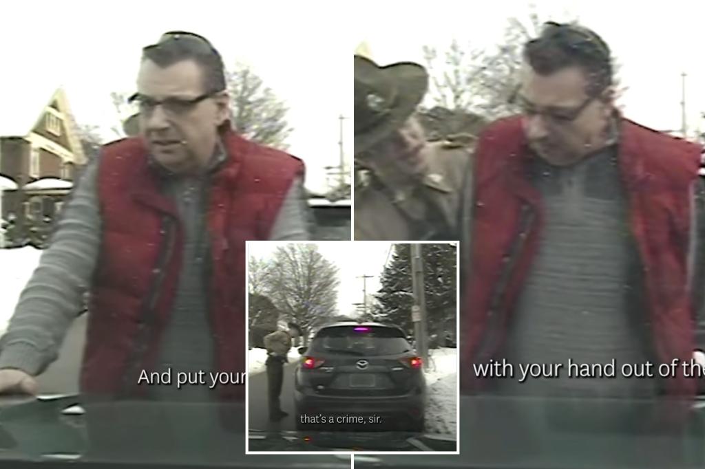 Dashcam video shows Vermont man being arrested after flipping off state trooper: ‘Freedom of expression’