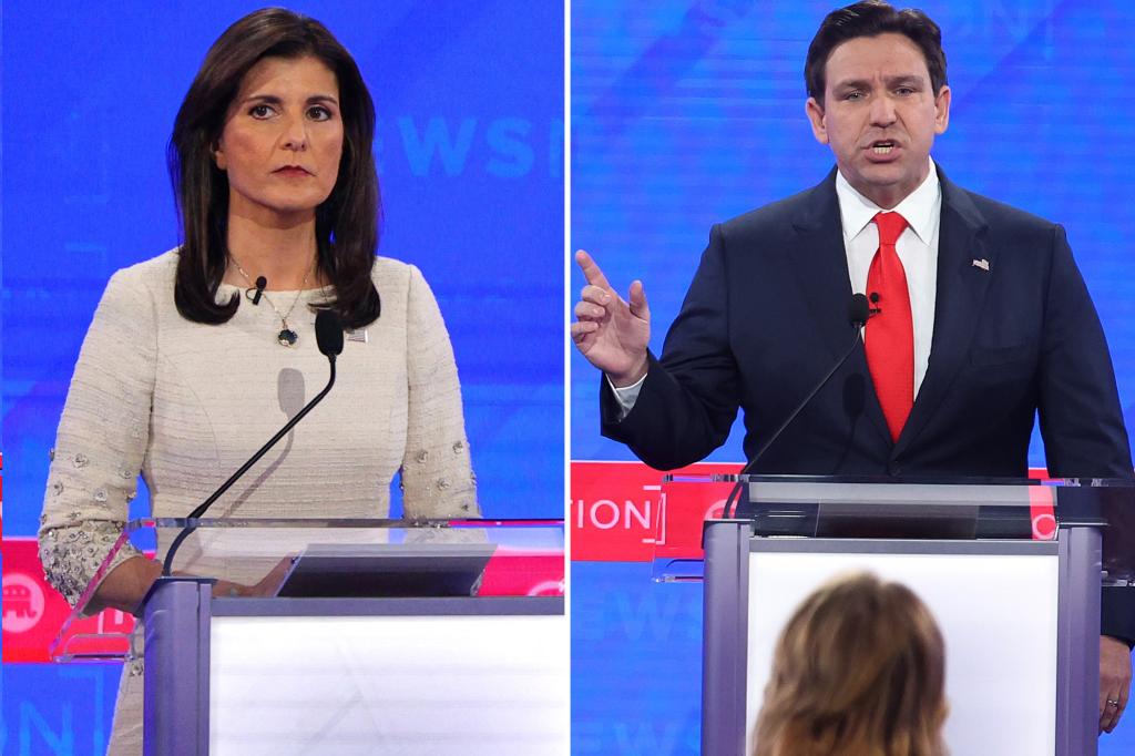 DeSantis, Haley headline fight night at fourth Republican debate