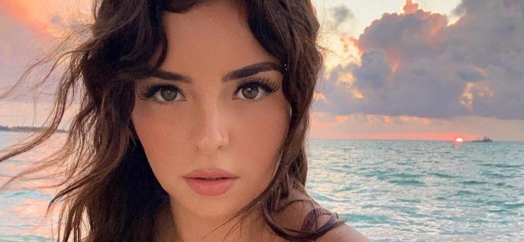 Demi Rose Wears Only A Hair Towel For Cocktail Hour