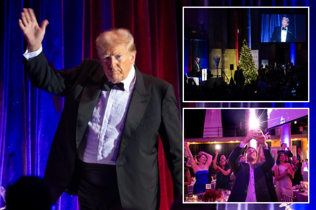 Donald Trump repeats aspirations to be ‘dictator for one day’ at GOP gala in NYC