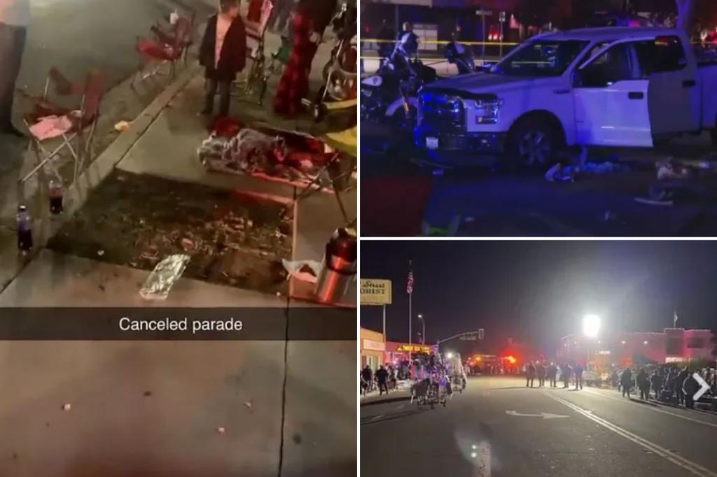 Driver crashes pickup truck into 3 people at Christmas parade in California, alcohol probed as factor: report