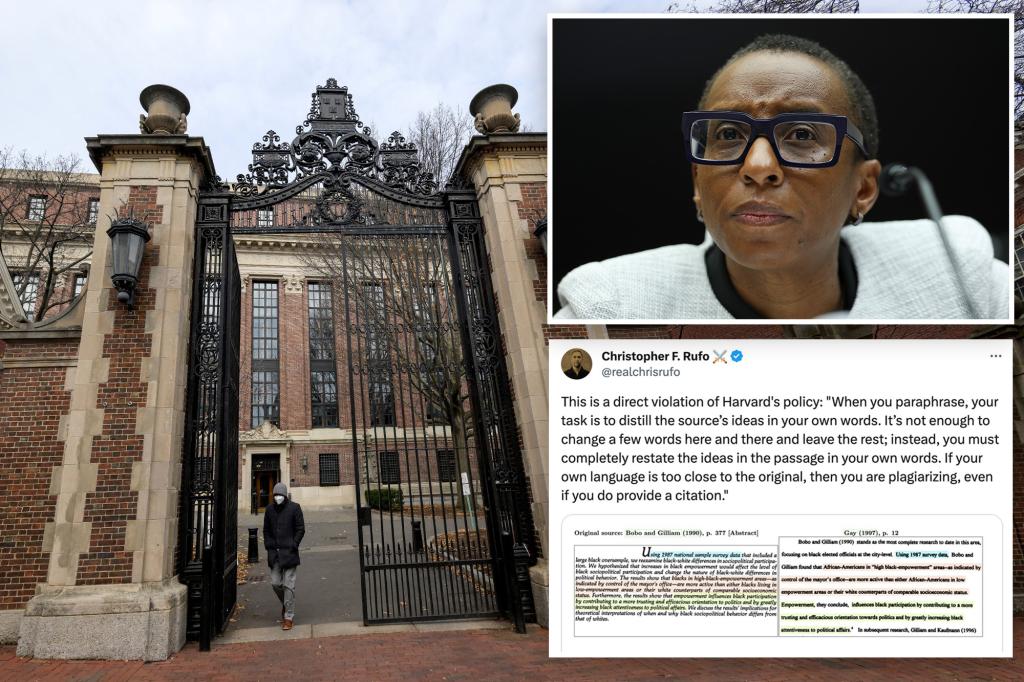 Embattled Harvard president Claudine Gay accused of plagiarism — but stands by her work amid calls for resignation after antisemitism hearing