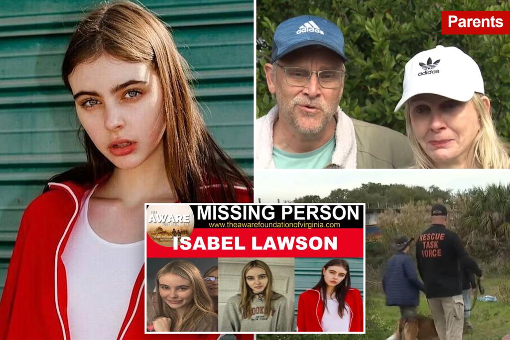 Ex-model Isabel Lawson missing after slipping out of Fla. addiction center, last seen with homeless man at gas station