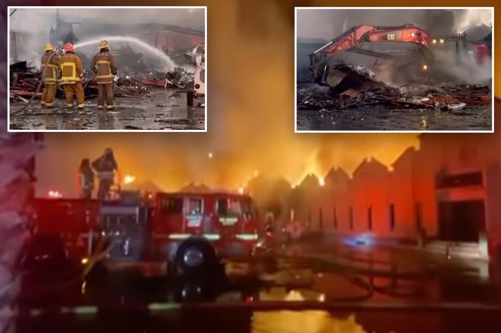 Fire destroys Los Angeles church hours before Christmas toy drive event