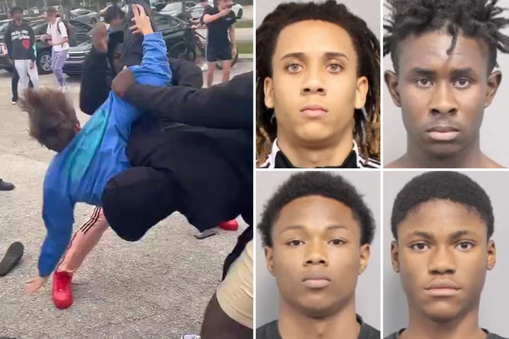 Five teens now charged in savage mob beating at Marjory Stoneman Douglas High School