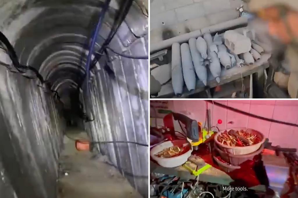 Footage reveals intricate two-level Hamas HQs where 5 hostages’ bodies were found