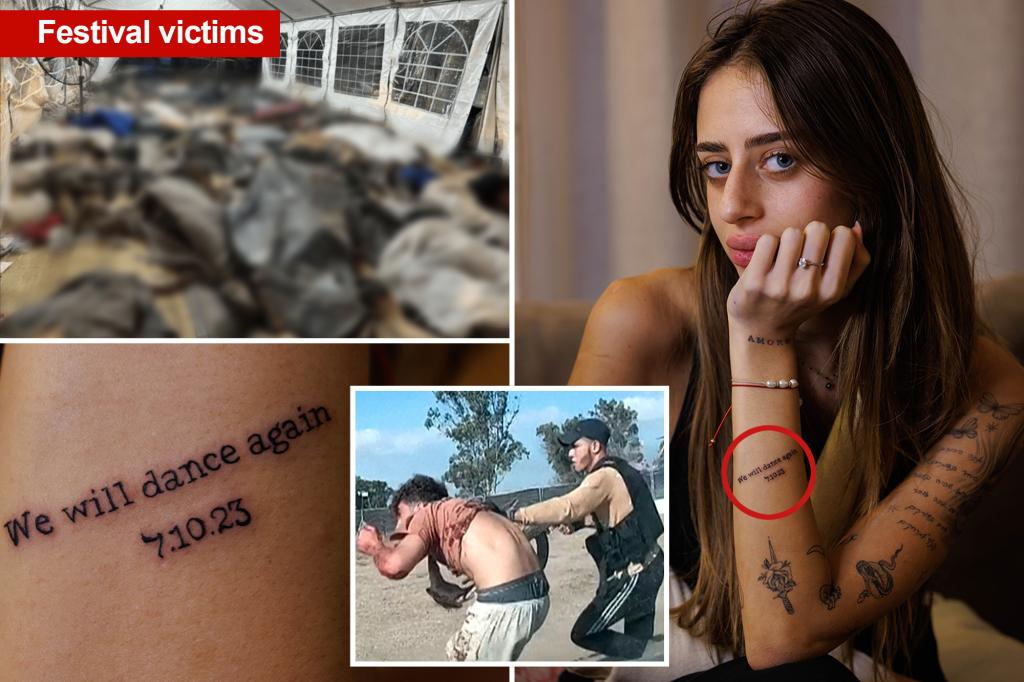 Freed hostage Mia Schem gets tattoo defiant of Hamas after Oct. 7 music festival horrors: ‘We will dance again’