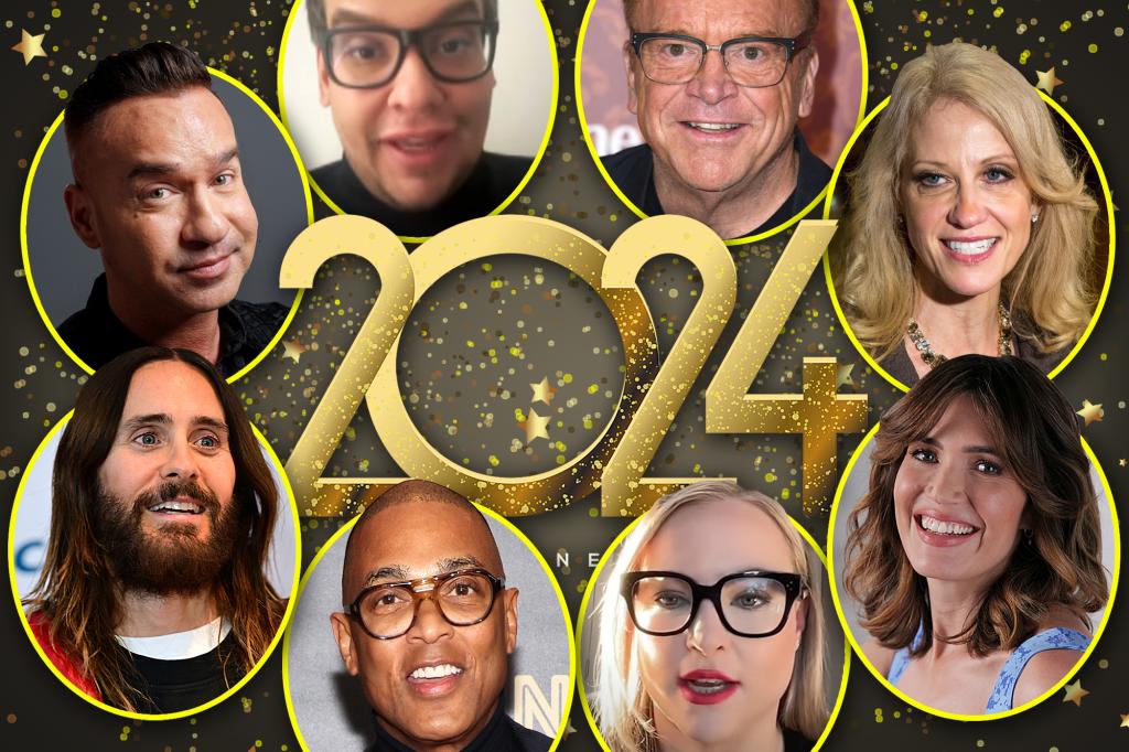 George Santos, Don Lemon, ‘The Situation’ and more celebs sound off on their 2024 New Year’s resolutions