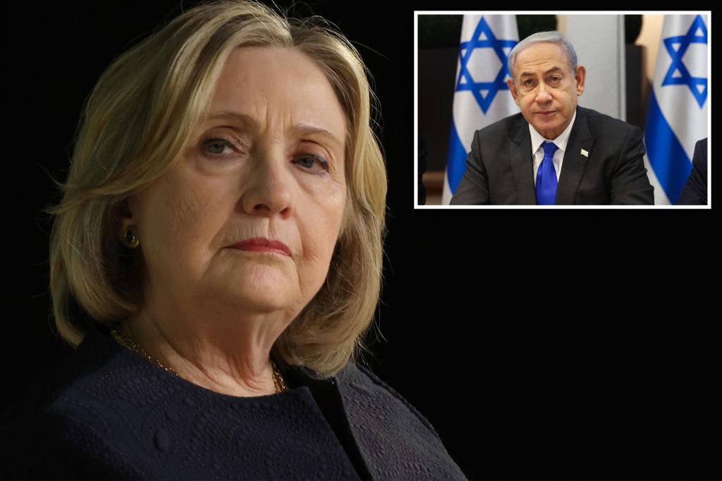 Hillary Clinton tells family of Hamas-held hostages Israel’s Netanyahu more focused on ‘politics, his personal survival’ than their freedom: report