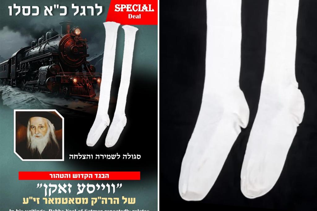 Holy hosiery: Late rabbi’s socks sell for $18K on eBay