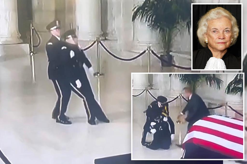 Honor Guard faints on live TV in front of Justice Sandra Day O’Connor’s casket