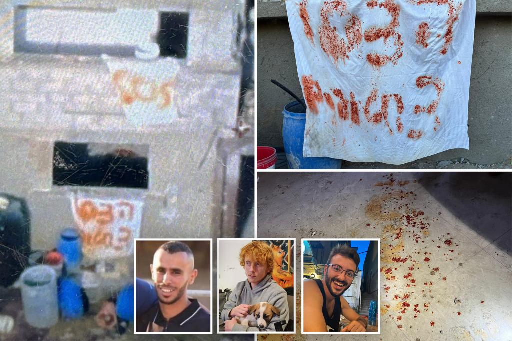 Israeli hostages mistakenly shot by IDF had written ‘SOS’ and Help’ on a sign with leftover food