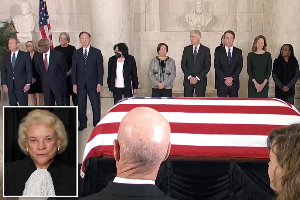 Justices pay respects to late Sandra Day O’Connor ahead of DC funeral