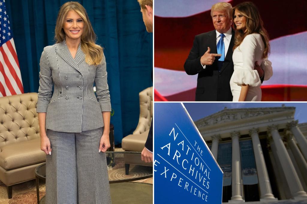 Melania Trump to speak at naturalization ceremony hosted by the National Archives, which sought Donald Trump’s presidential recordsÂ 