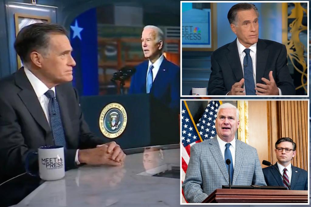 Mitt Romney opposes Biden impeachment probe while ripping Hunter as ‘unsavory person’