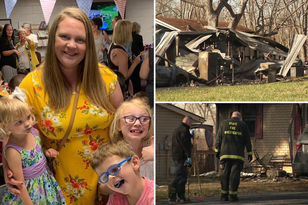 Mom, 3 kids found dead in burning Indiana home had been shot, cops say