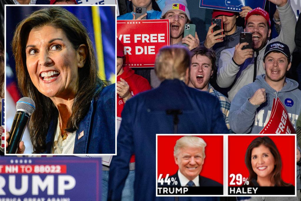 Nikki Haley chips away at Trump’s monster lead in New Hampshire: poll