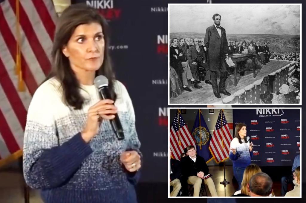 Nikki Haley claims Democratic ‘plant’ asked question that led to Civil War gaffe