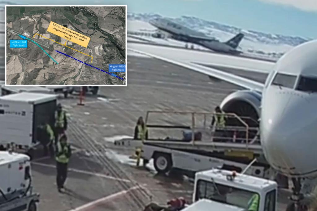 Planes narrowly avoid head-on runway crash in Colorado after pilot’s last-second maneuver