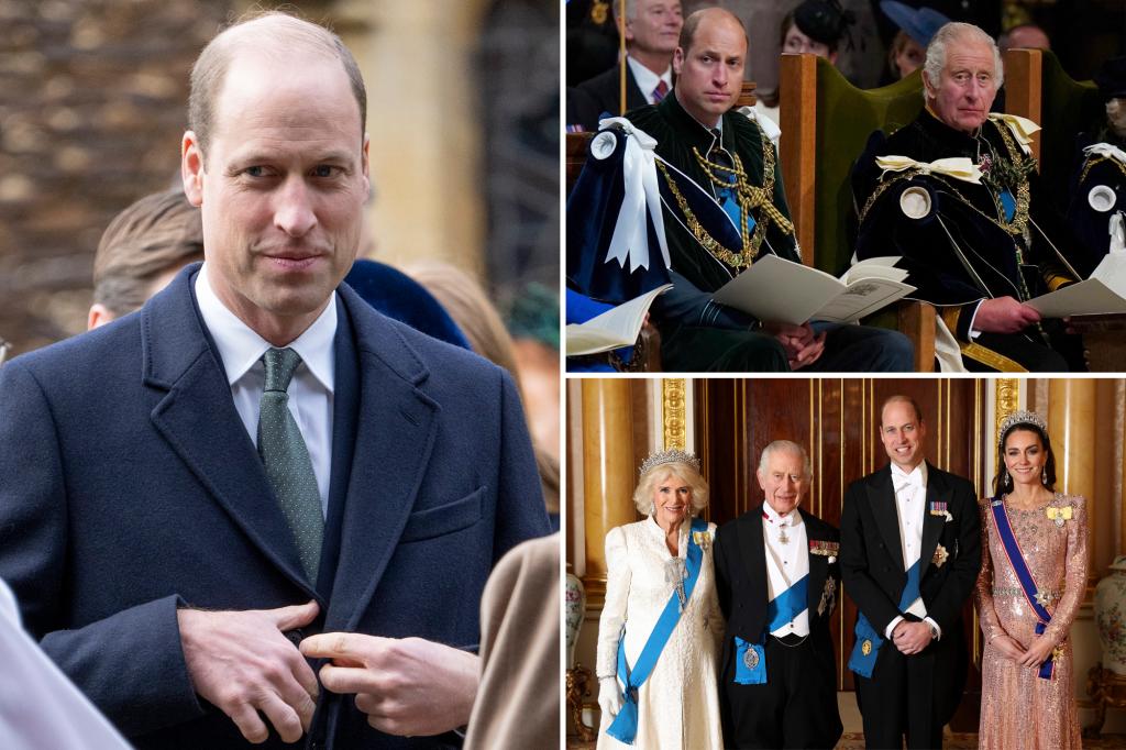 Prince William expects his ‘control’ over monarchy to grow —  likely leading to clashes with King Charles