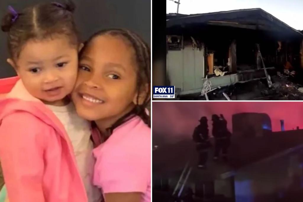 Sisters, 2 and 7, killed in California house fire believed caused by Christmas tree