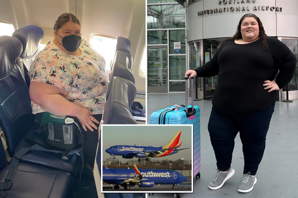 Southwest Airlines is praised for ‘customers of size’ policy that allows overweight flyers to purchase one seat and get another complimentary