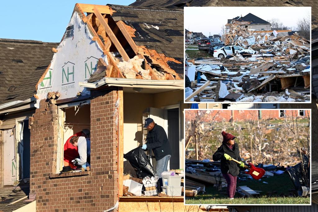 Tennessee residents dig out after severe weekend storms killed 6 people and tore through neighborhoods