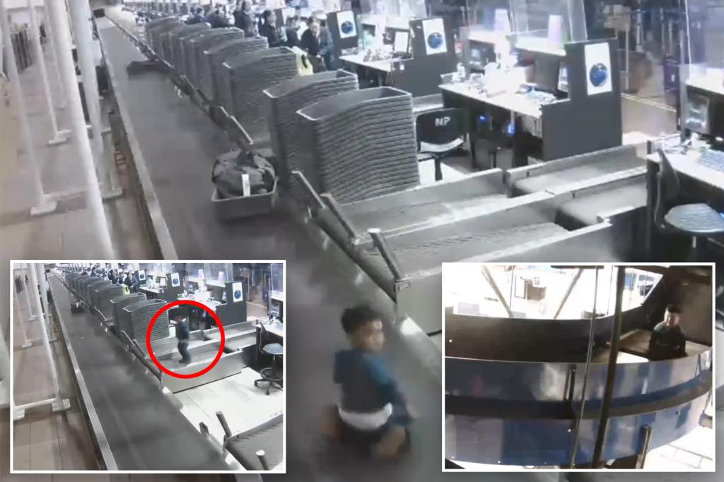 Toddler escapes parents to ride baggage belt at airport: ‘Just wanted to go home’