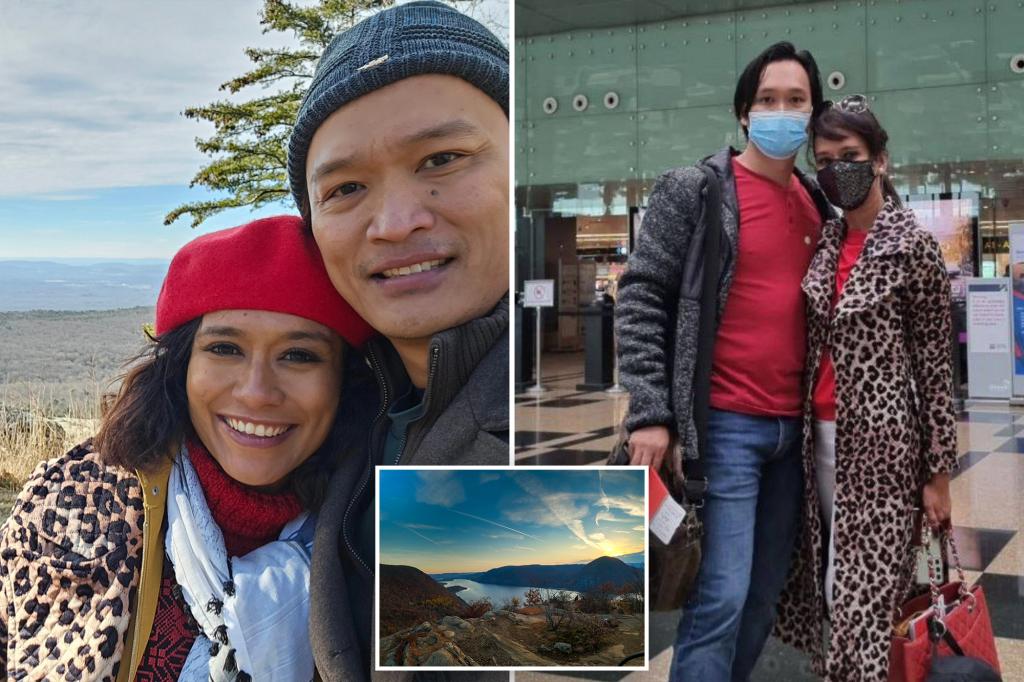 Tourist, 39, dead after plunging 70 feet off cliff at New York state park while taking pics with husband