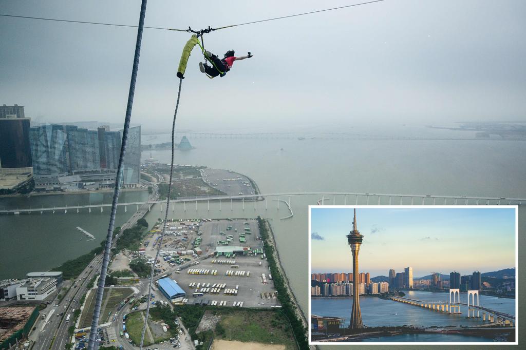 Tourist dies after leaping from world’s second-highest bungee jump