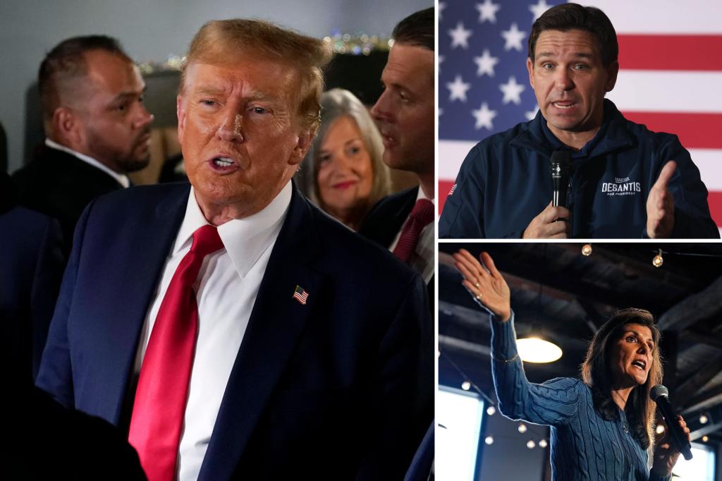 Trump tells Iowa voters Dems are ‘funding’ Haley, ‘contributing to’ DeSantis to keep him out of 2024 GOP presidential race