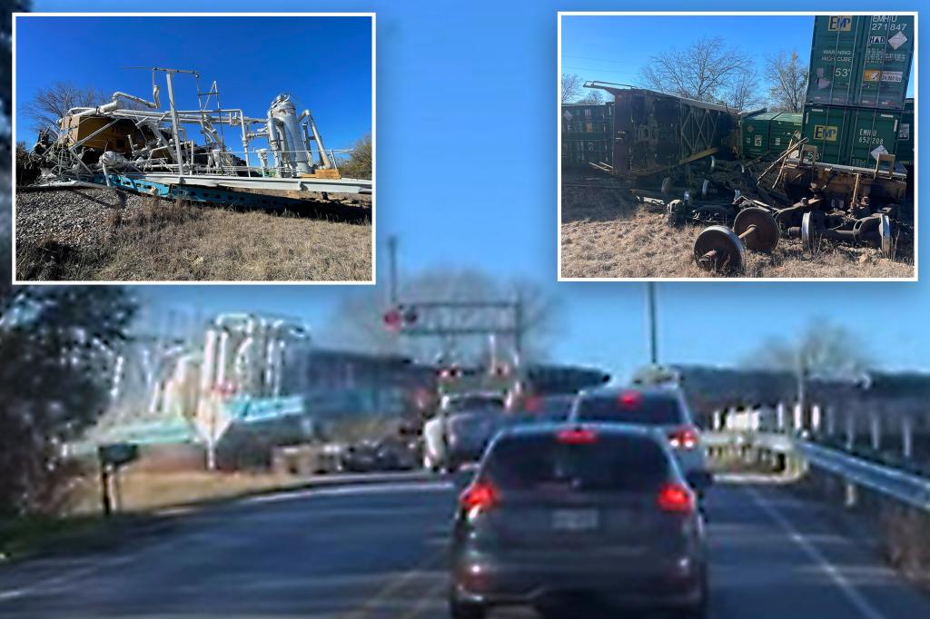 Union Pacific train crashes into semi-truck, derails in frightening moment caught on video in Texas