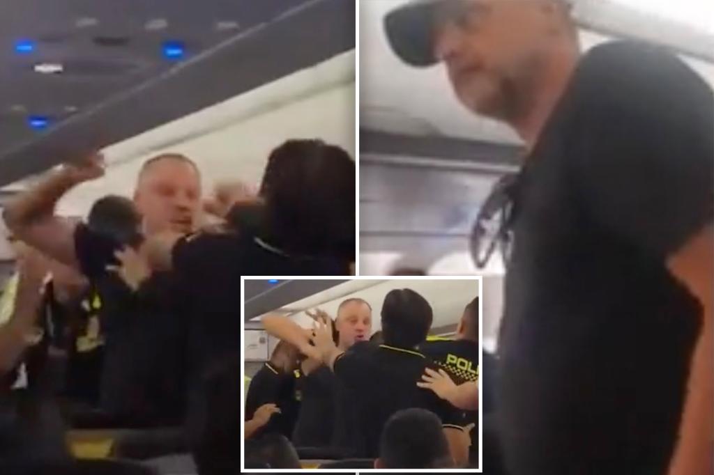 Unruly Spirit Airlines passenger is tossed from Florida-bound flight after punching cop