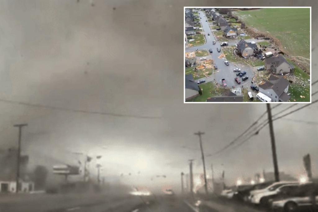 Videos show wake of destruction after deadly tornado rips through Tennessee