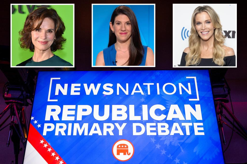 Who are Republican debate moderators Megyn Kelly, Eliana Johnson and Elizabeth Vargas?