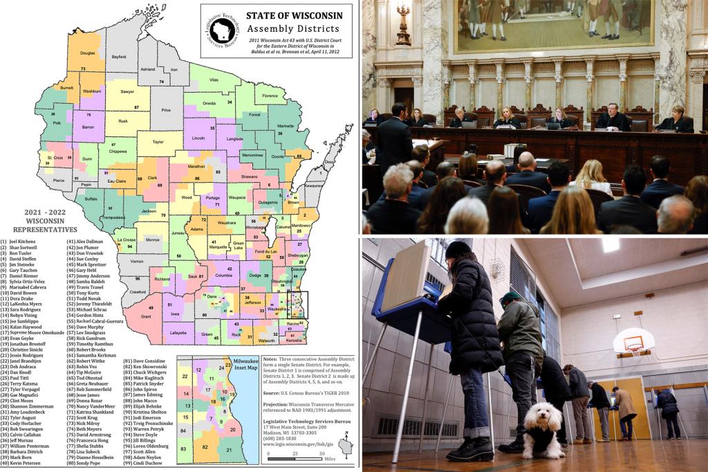 Wisconsin’s liberal Supreme Court strikes down state’s legislative maps