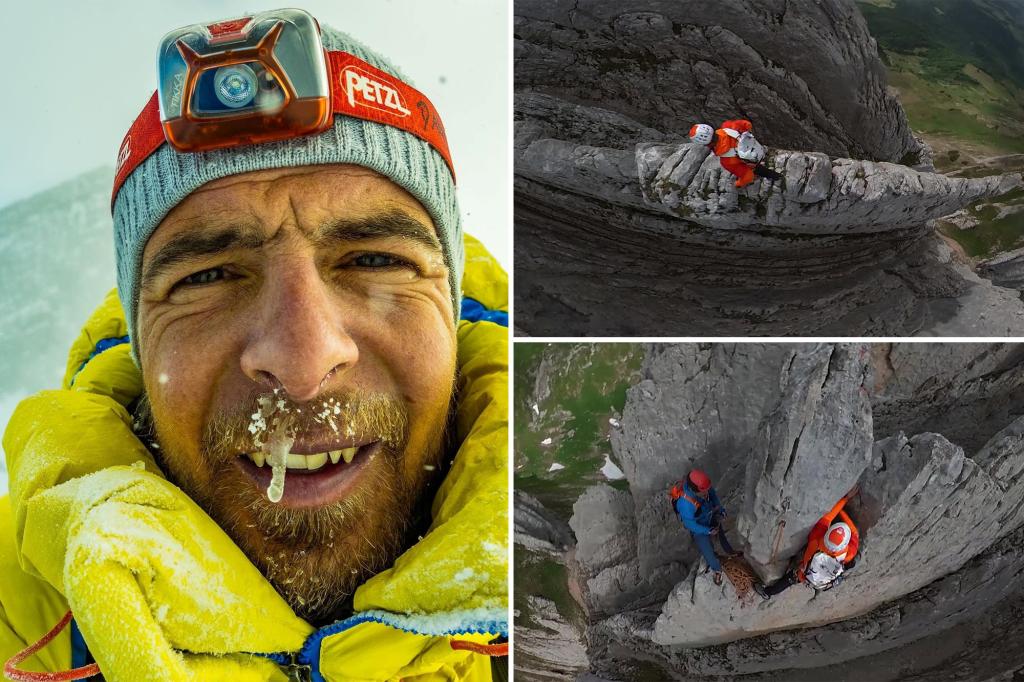 World-renowned climber makes nail-biting 6,600-foot ascent on limestone ridge