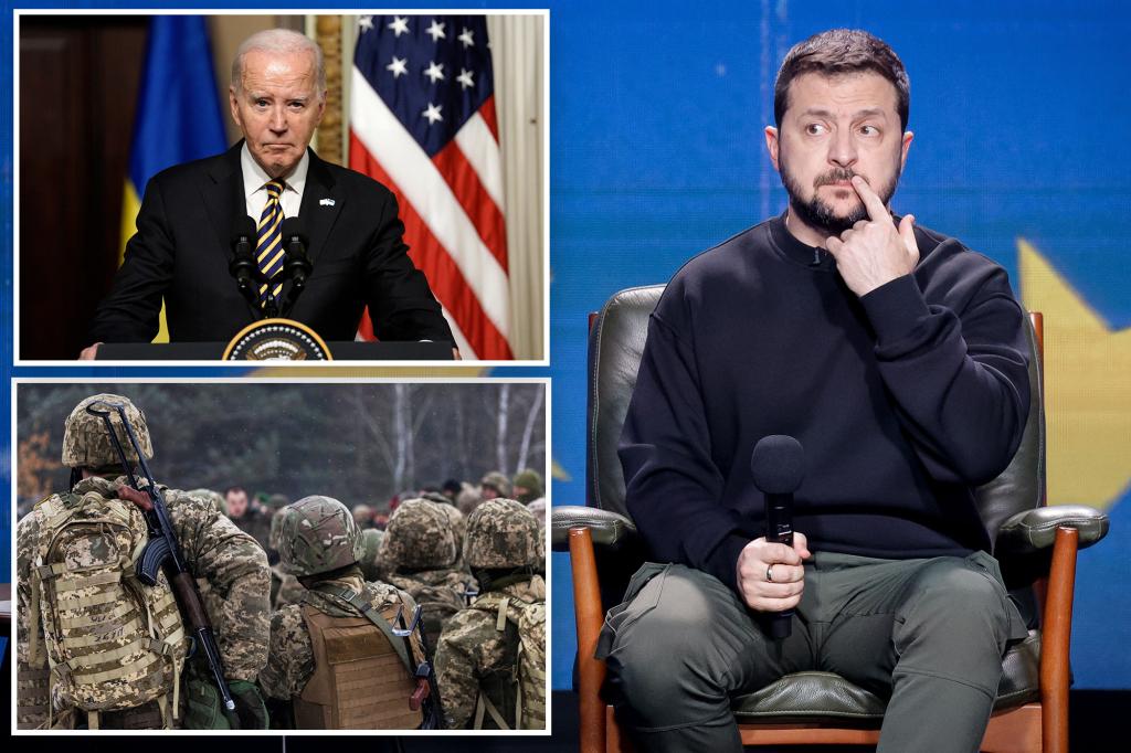 Zelensky may call up 500,000 more troops while insisting US ‘will not let us down’ on added aid