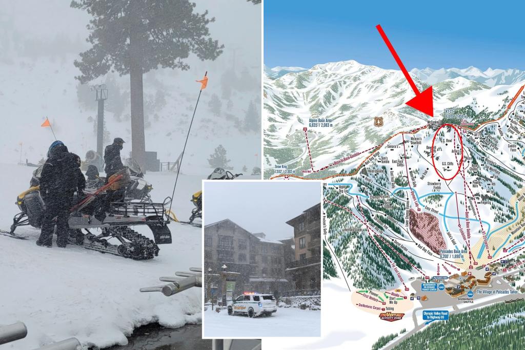 1 skier killed, 1 injured in avalanche at California ski resort near Lake Tahoe