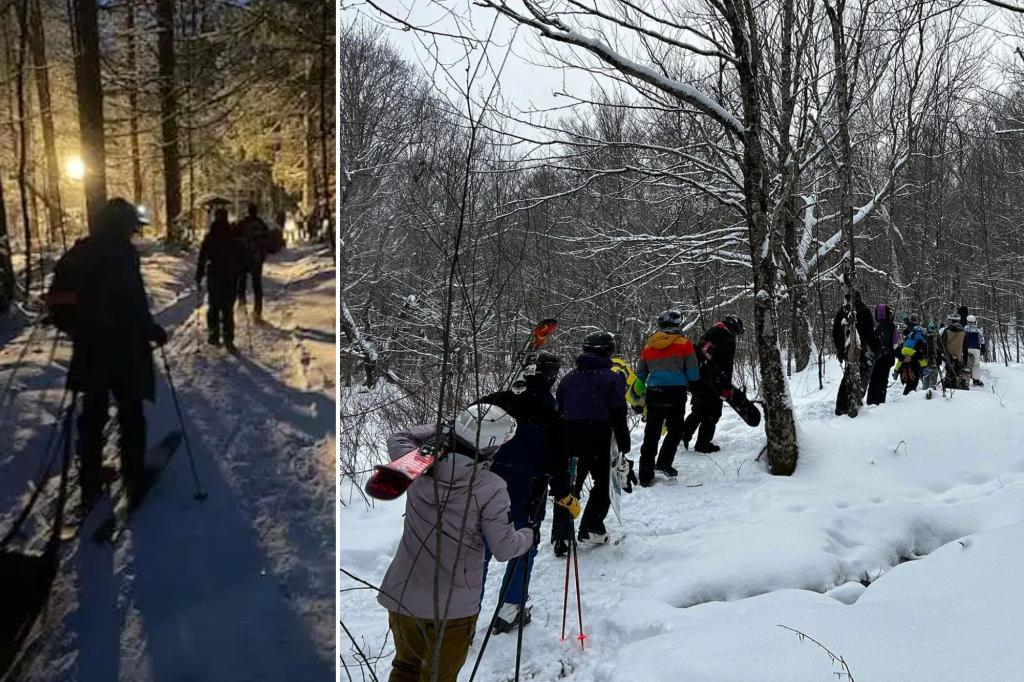 23 lost skiers and snowboarders rescued in frigid temperatures in Killington, Vermont