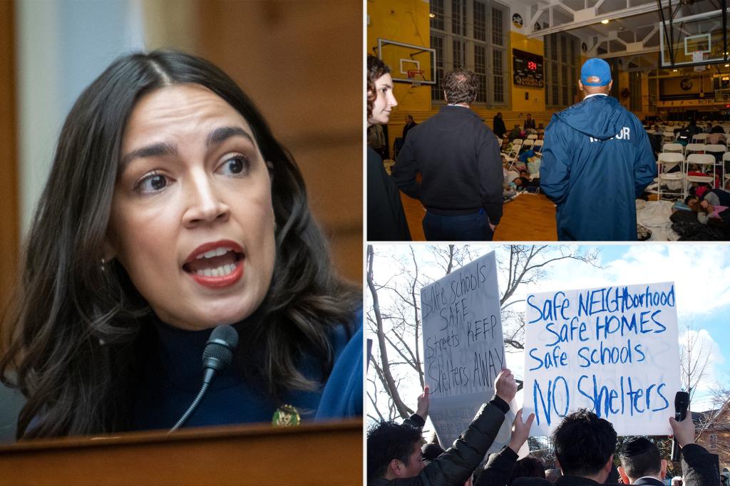 AOC sidesteps question about closure of NYC high school to house migrants: ​​‘It’s not in my district’
