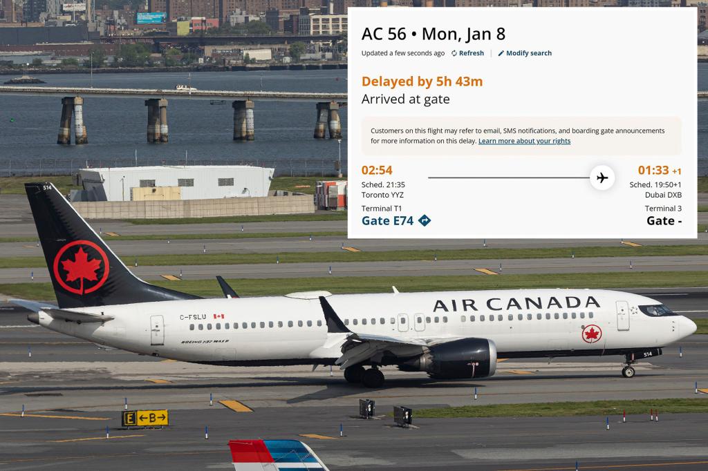 Air Canada passenger boards plane only to jump out of a door before it departs