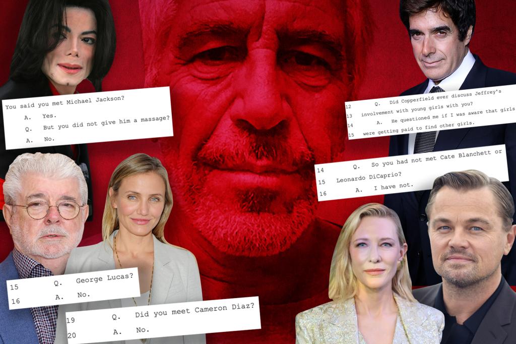 All the A-listers named in the newly unsealed Jeffrey Epstein documents