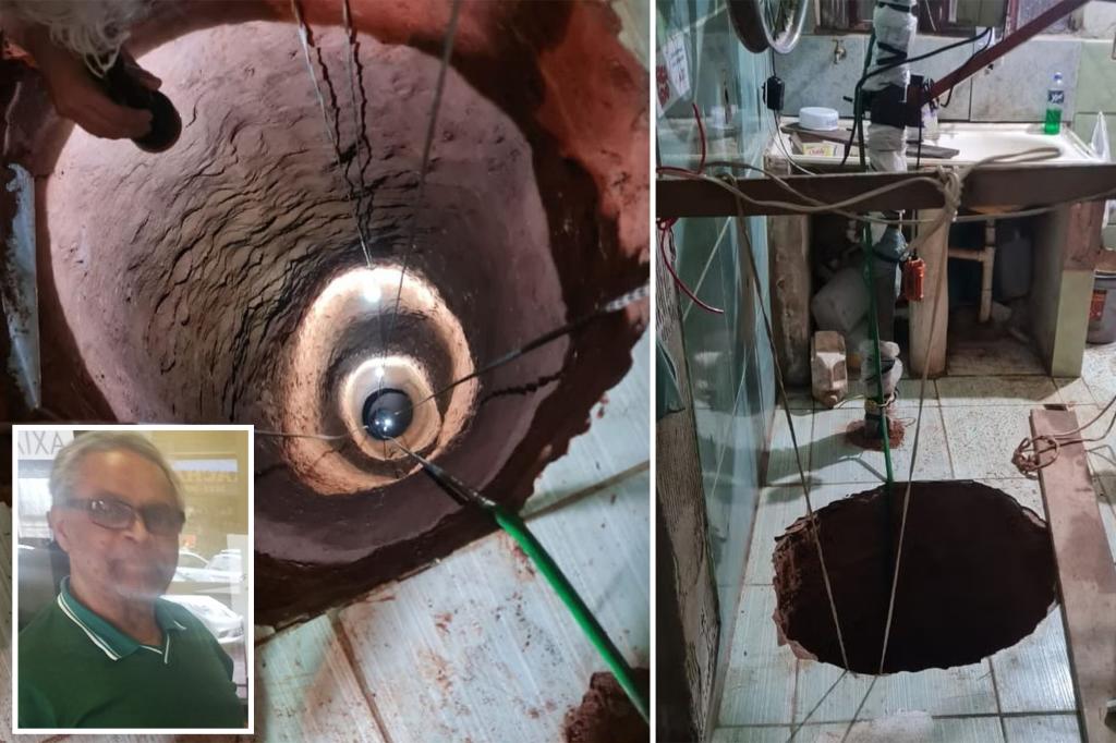 Amateur treasure hunter plunges 130 feet to his death in hole he dug inside his home