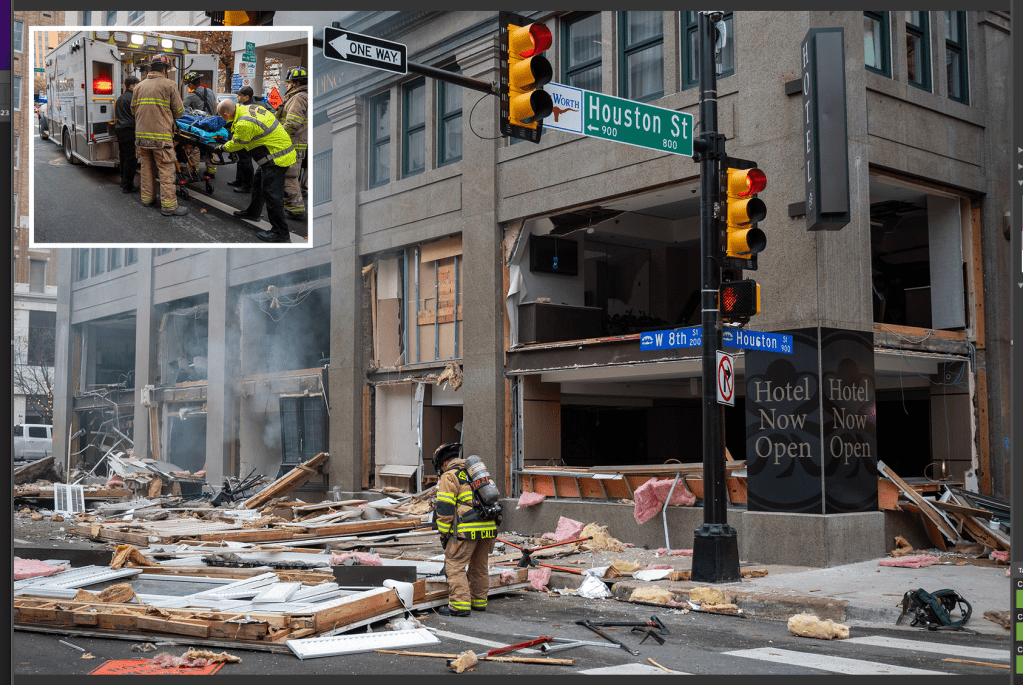 At least 20 injured in massive gas explosion at downtown Texas hotel