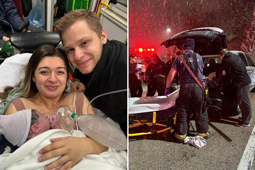 Baby nicknamed ‘McFlurry’ after mom gives birth in McDonald’s parking lot during snowstorm