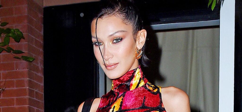 Bella Hadid Soaks Up The Sun In Her Little Black Bikini