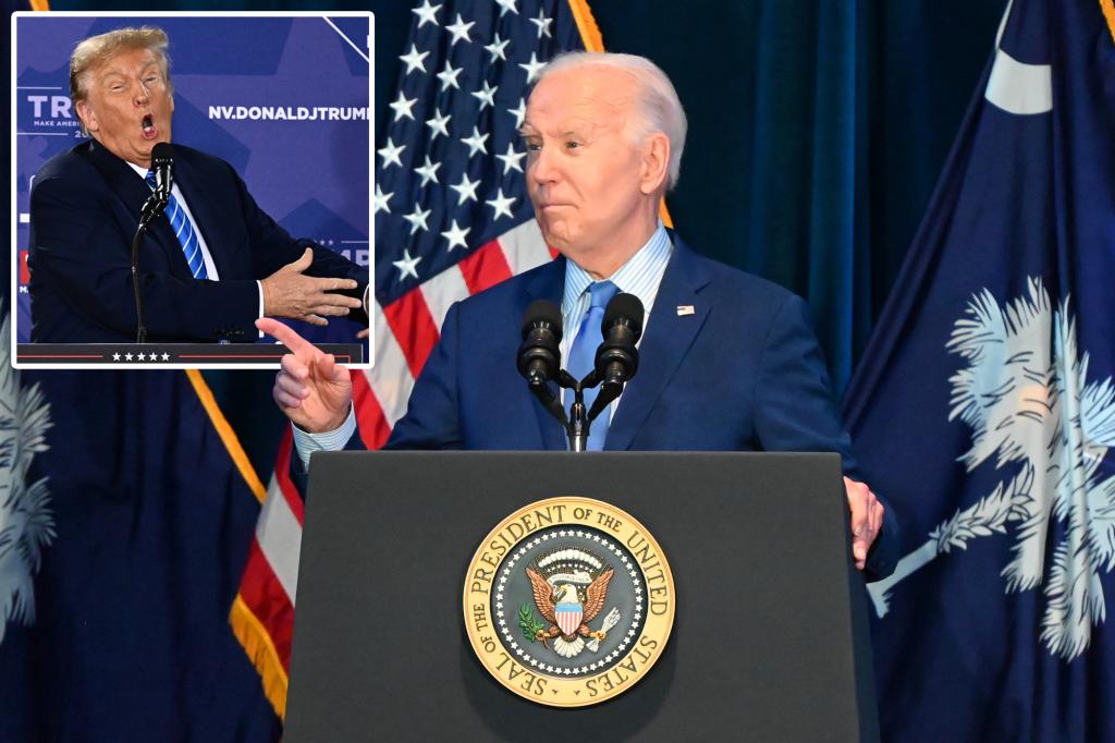 Biden mocked for calling Trump the ‘sitting president’ in embarrassing gaffe: ‘Mash-potato-brain’