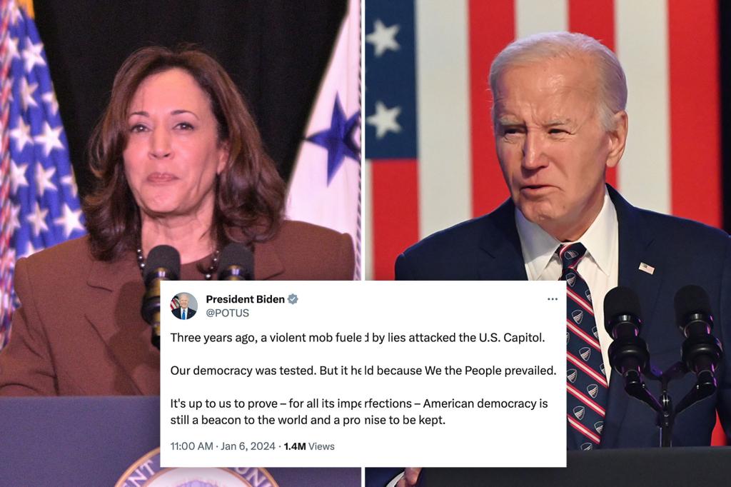 Biden tries to fan the flames of Jan. 6 as Republicans mock ‘fake insurrection’